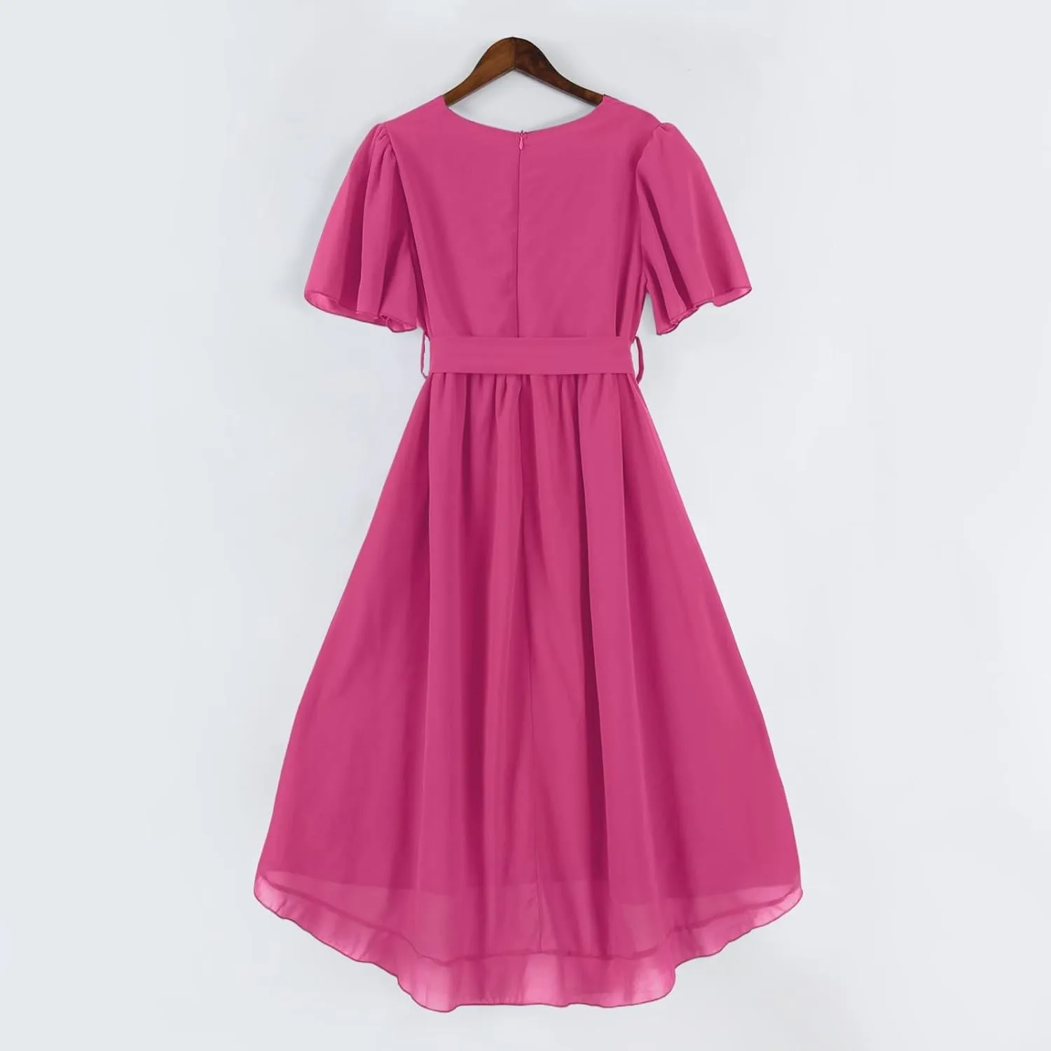 Floral Maxi Dresses for Women 2025 Summer Long Chiffon Elegant Flowy Dresses Spring Casual Wedding Guest Dress