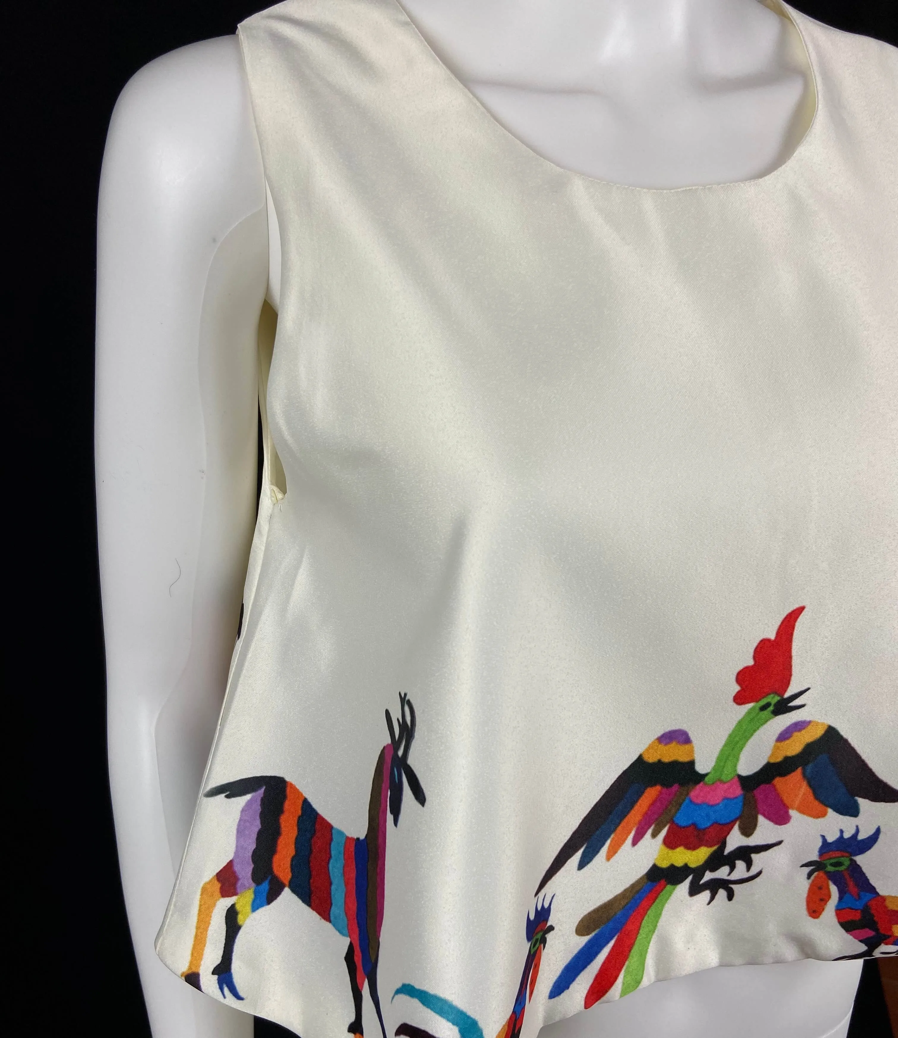 Mexican Fashion Crop Tops - Nayibi Mexico Folklore Otomi Crop Tops