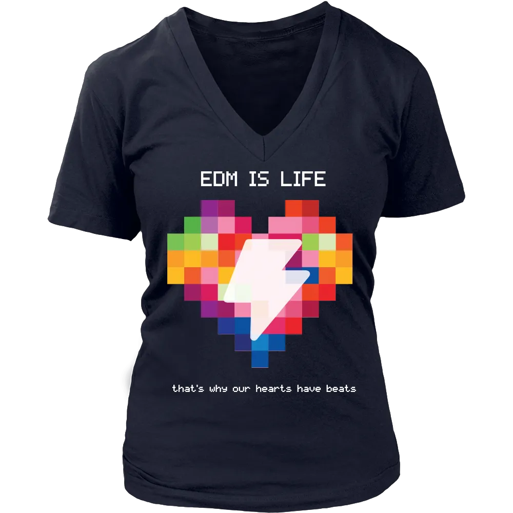 Rainbow Heart Tee - Dark Colors