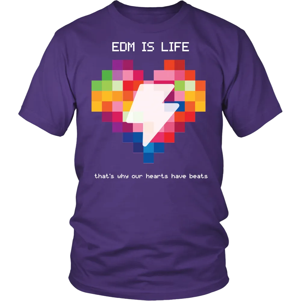 Rainbow Heart Tee - Dark Colors