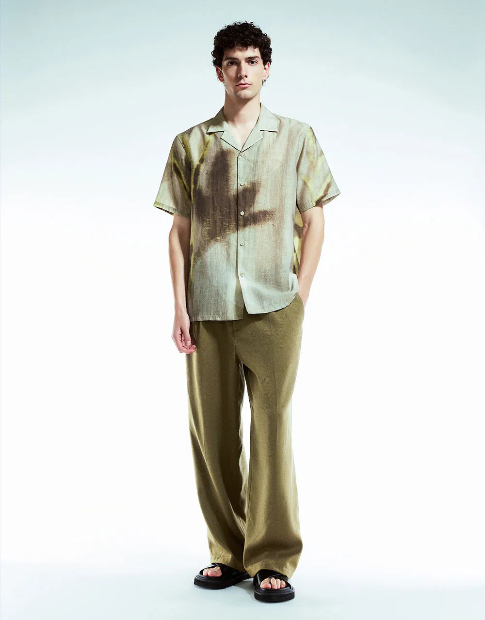 Tailored Straight Pants